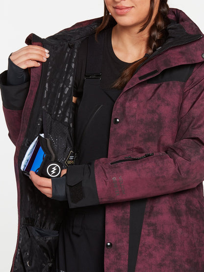 Ell Insulated Gore-Tex Snow Jacket - ACID MERLOT