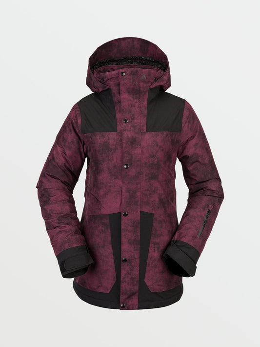 Veste de snow Ell Insulated Gore-Tex - ACID MERLOT