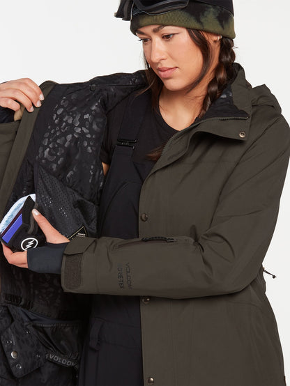 Veste de snow Ell Insulated Gore-Tex - BLACK GREEN