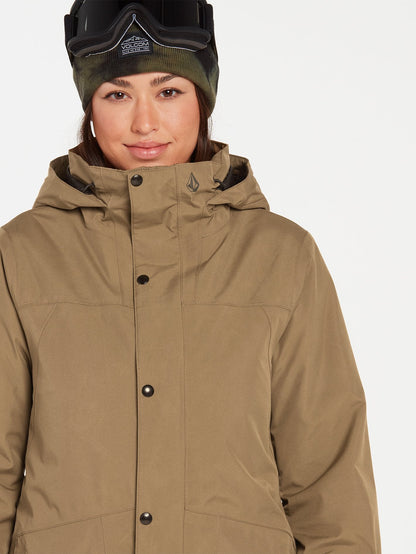 Ell Insulated Gore-Tex Snow Jacket - COFFEE