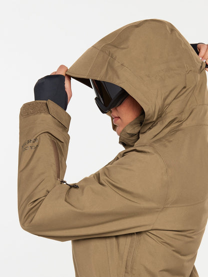 Ell Insulated Gore-Tex Snow Jacket - COFFEE