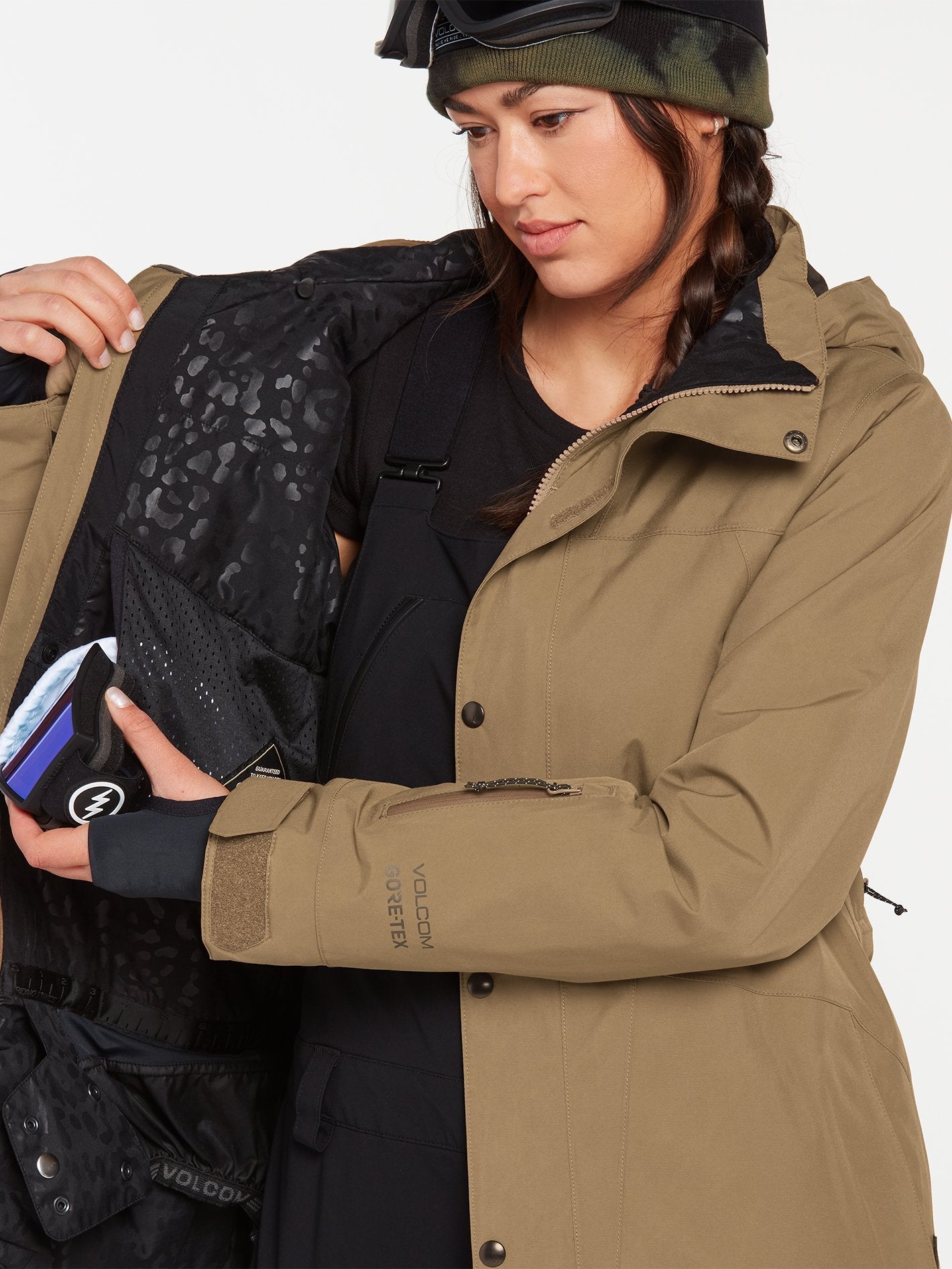 Ell Insulated Gore-Tex Snow Jacket - COFFEE