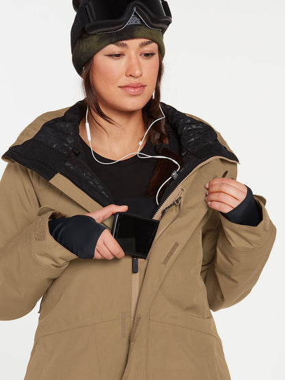 Ell Insulated Gore-Tex Snow Jacket - COFFEE