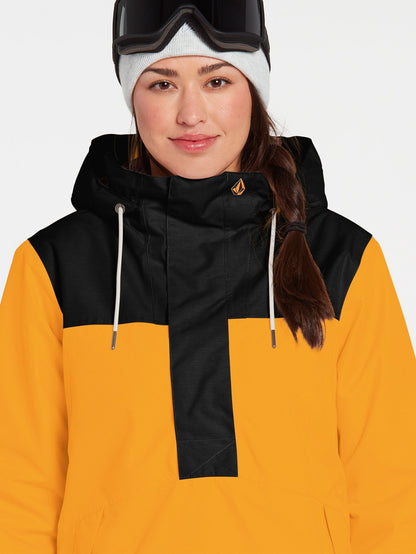 Fern Isolierte Gore-Tex-Pullover-Schneejacke – RESIN GOLD