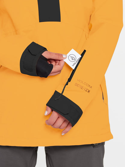 Fern Isolierte Gore-Tex-Pullover-Schneejacke – RESIN GOLD