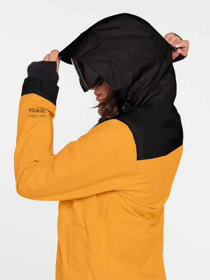 Fern Isolierte Gore-Tex-Pullover-Schneejacke – RESIN GOLD