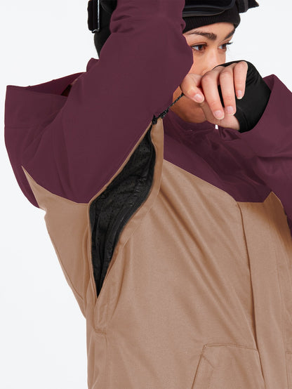 Pine 2L Tds Inf Schneejacke - KAFFEE