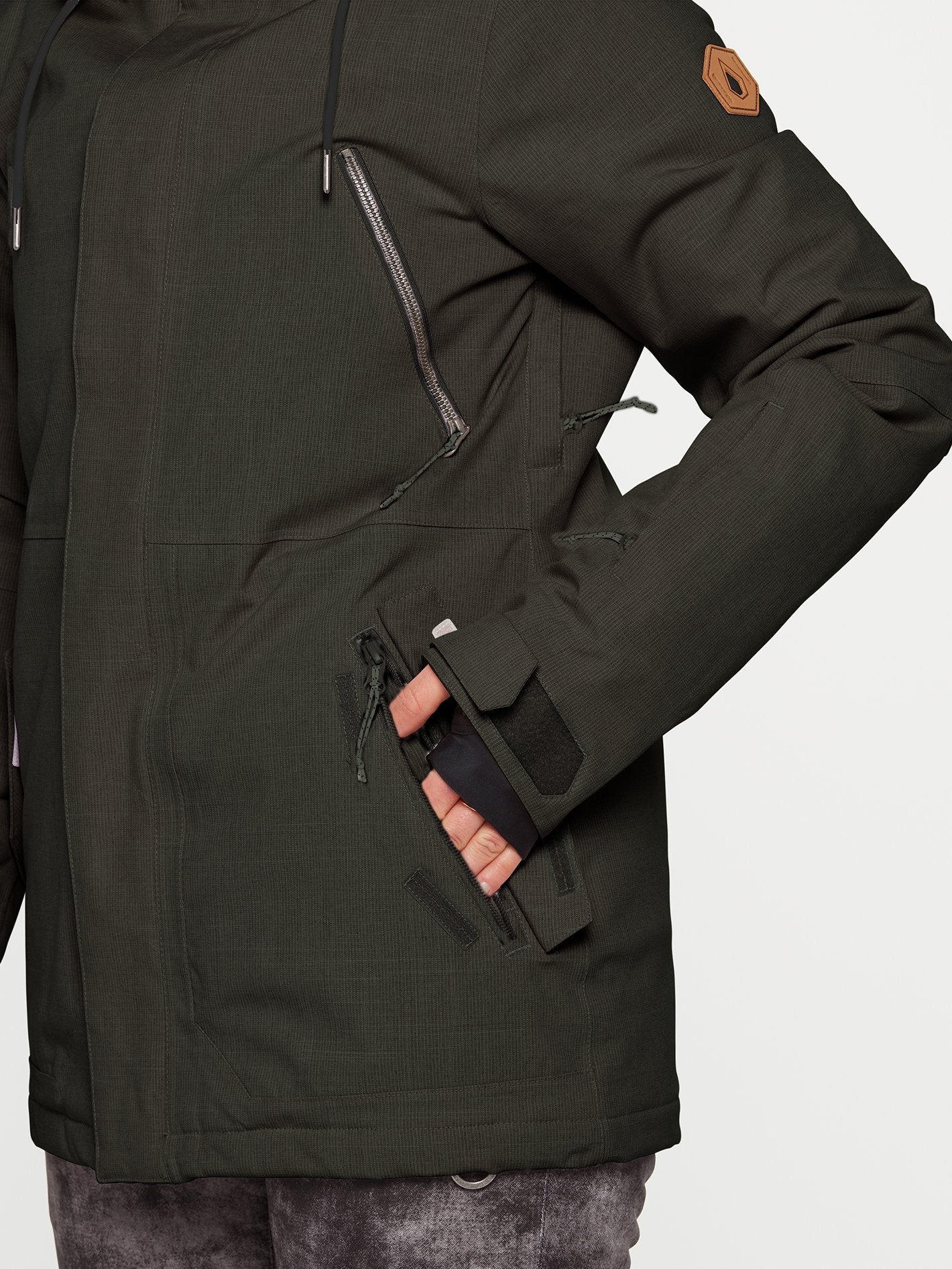 Veste de snow Shrine Insulated - BLACK GREEN