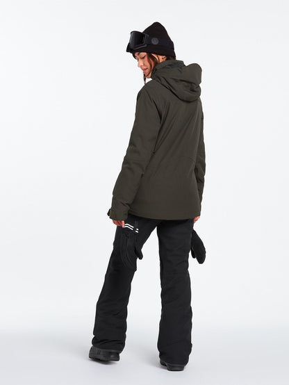 Shelter 3D Stretch Schneejacke - SCHWARZ GRÜN
