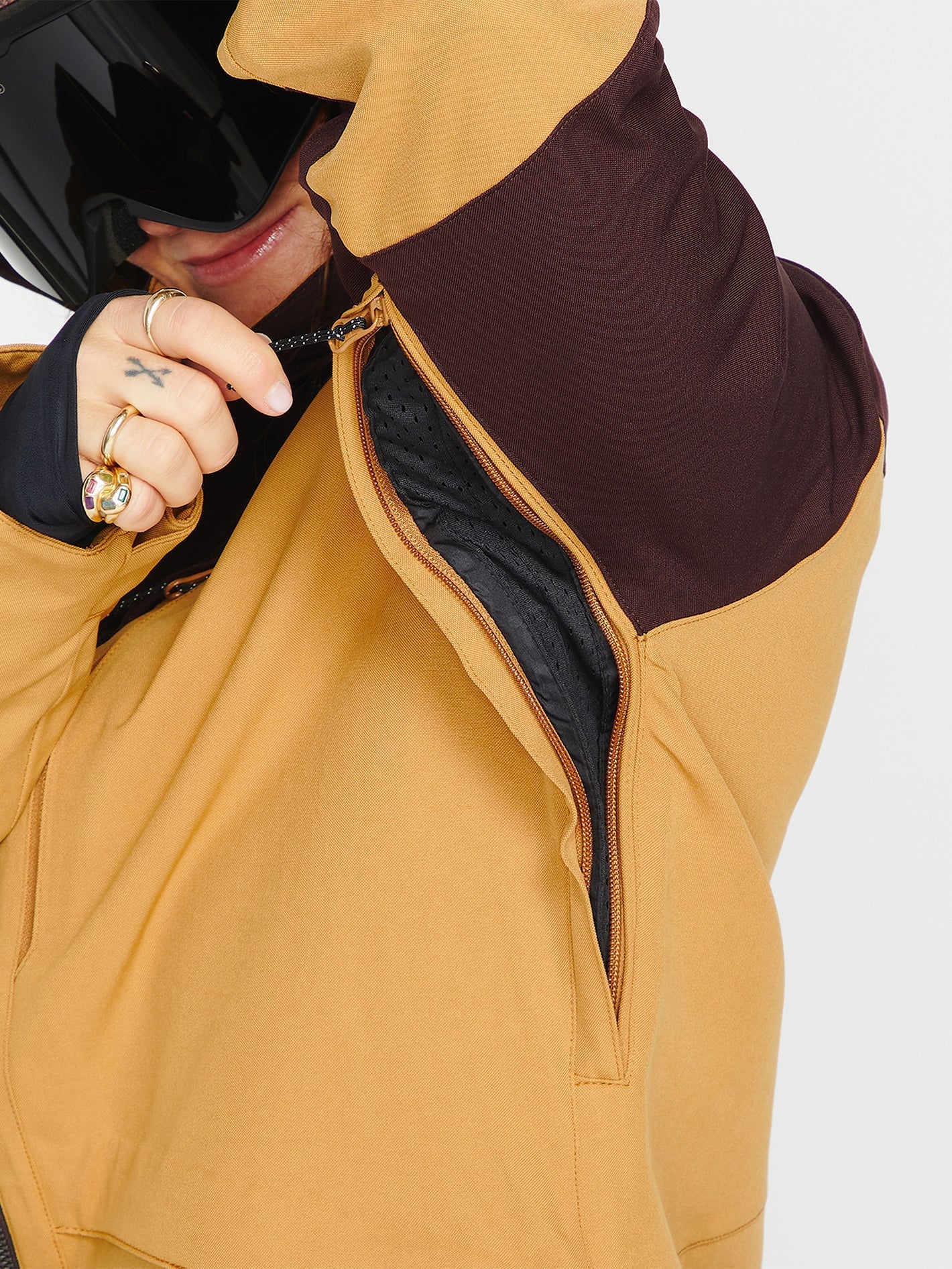 Veste de snow Shelter 3D Stretch - Caramel