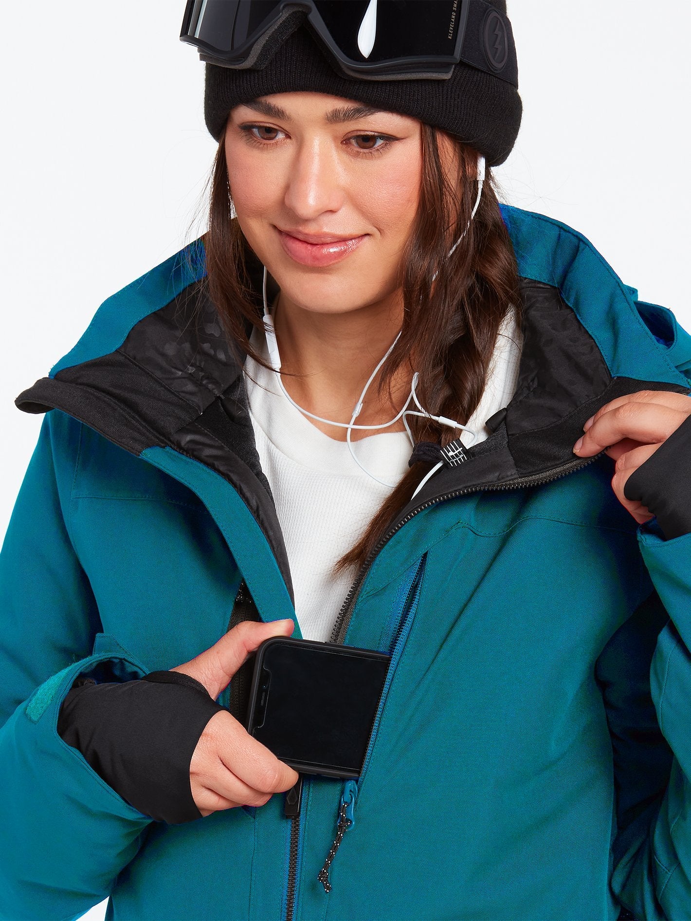 Shelter 3D Stretch Schneejacke - GLACIER BLUE