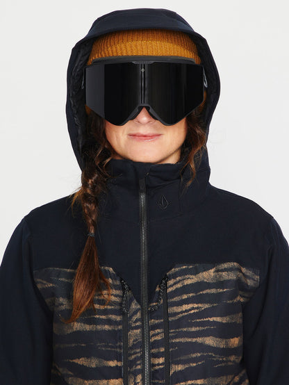 Shelter 3D Stretch-Schneejacke – Tiger-Print