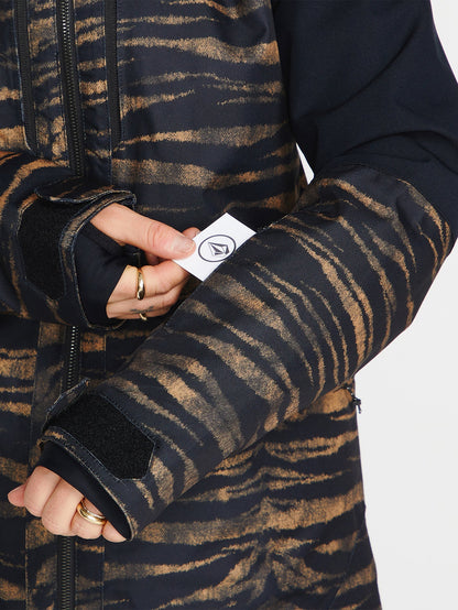 Shelter 3D Stretch-Schneejacke – Tiger-Print