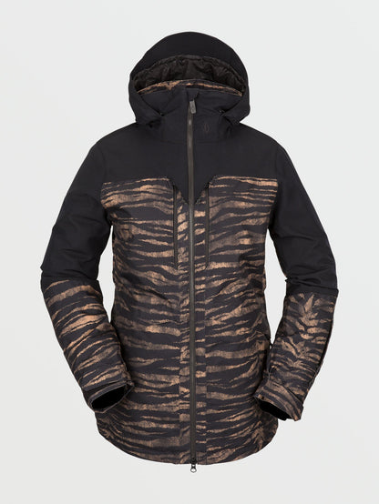 Shelter 3D Stretch-Schneejacke – Tiger-Print