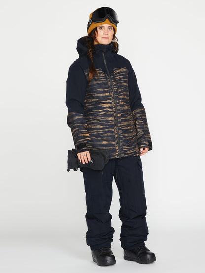 Shelter 3D Stretch-Schneejacke – Tiger-Print