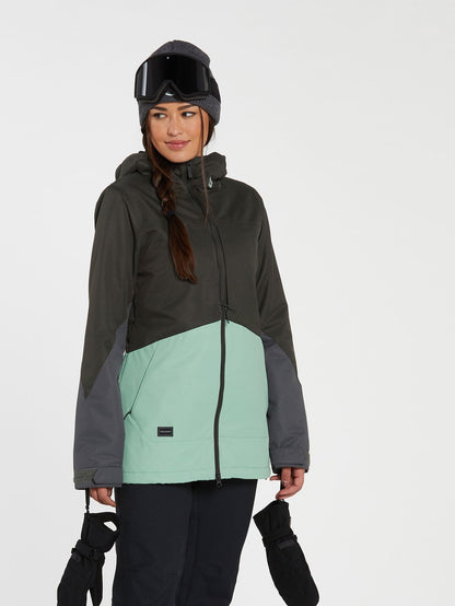 Veste de snow Strayer Insulated - BLACK GREEN
