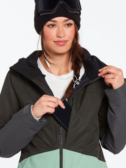 Veste de snow Strayer Insulated - BLACK GREEN