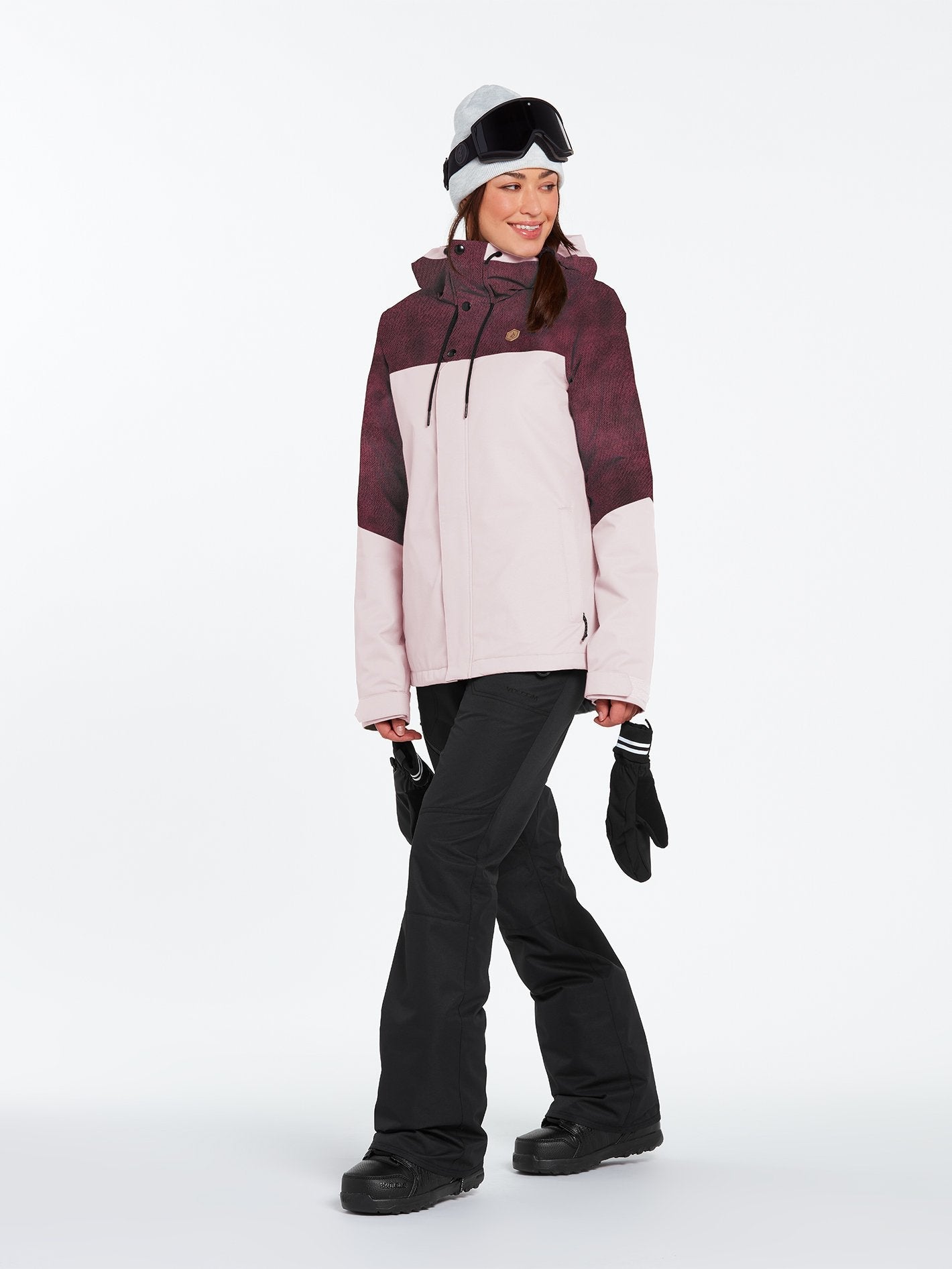 Bolt Insulated Snow Jacket - HAZEY PINK
