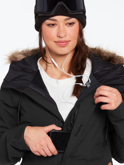Shadow Isolierte Schneejacke – SCHWARZ
