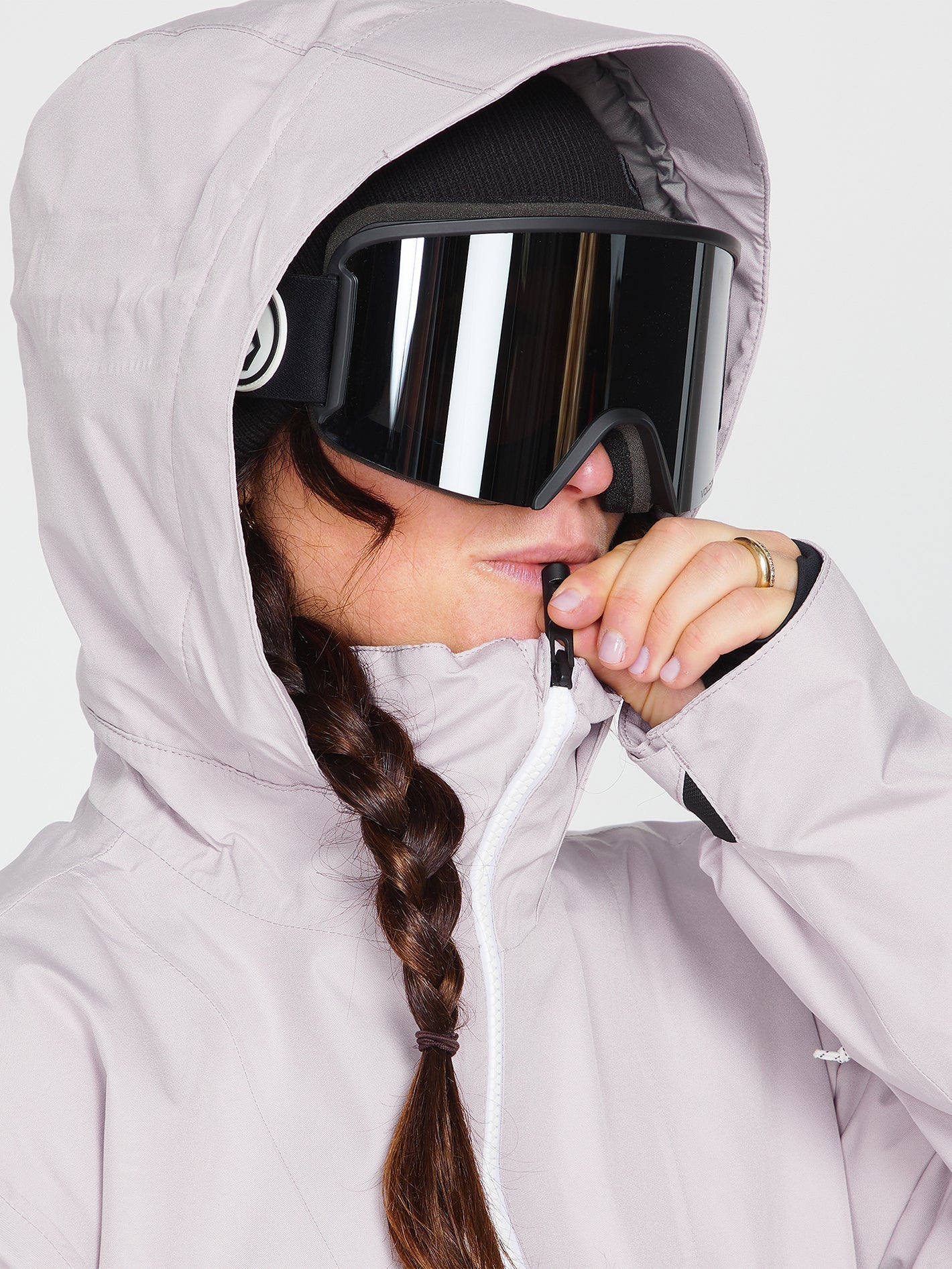 Fern Isolierte Gore-Tex-Pullover-Schneejacke - Amethyst Smoke