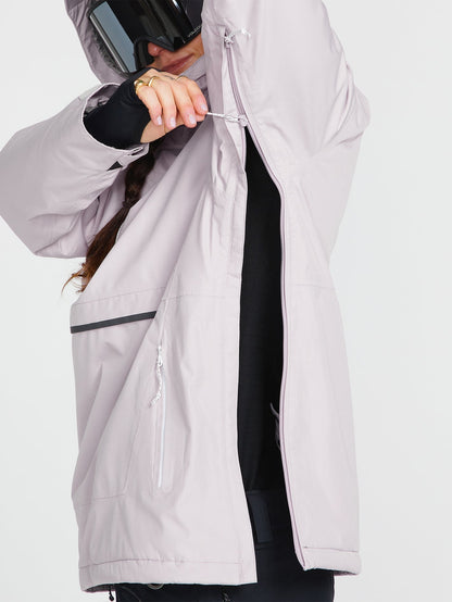 Fern Isolierte Gore-Tex-Pullover-Schneejacke - Amethyst Smoke