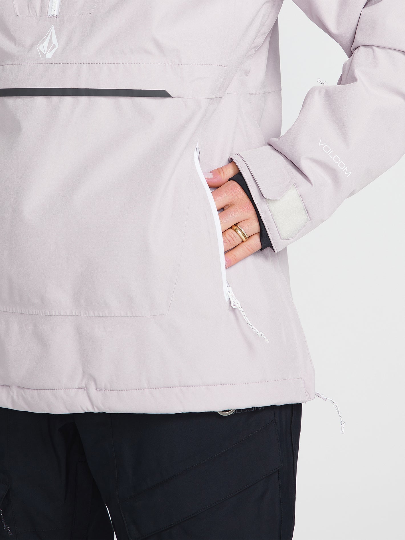 Fern Isolierte Gore-Tex-Pullover-Schneejacke - Amethyst Smoke