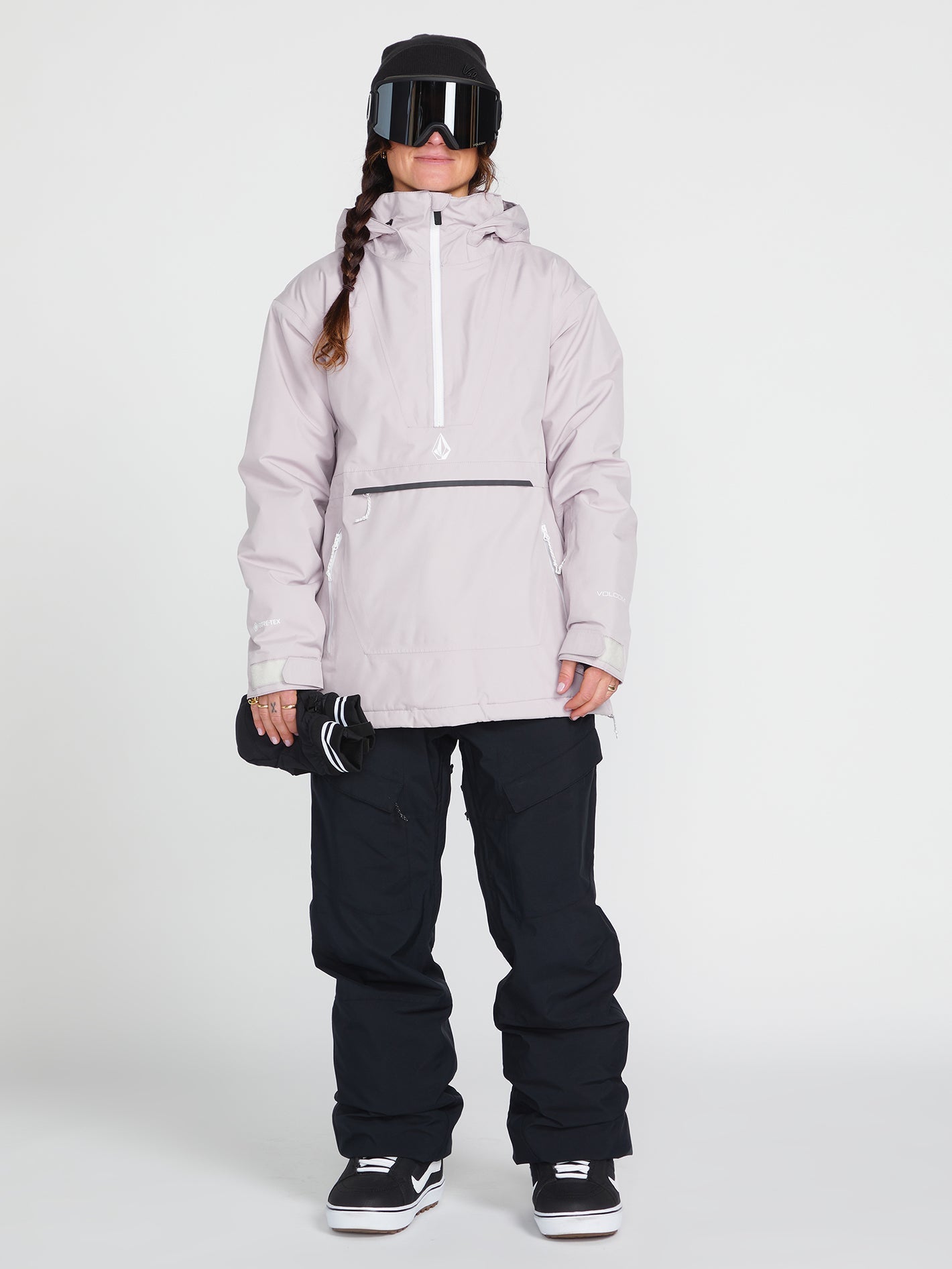 Fern Isolierte Gore-Tex-Pullover-Schneejacke - Amethyst Smoke