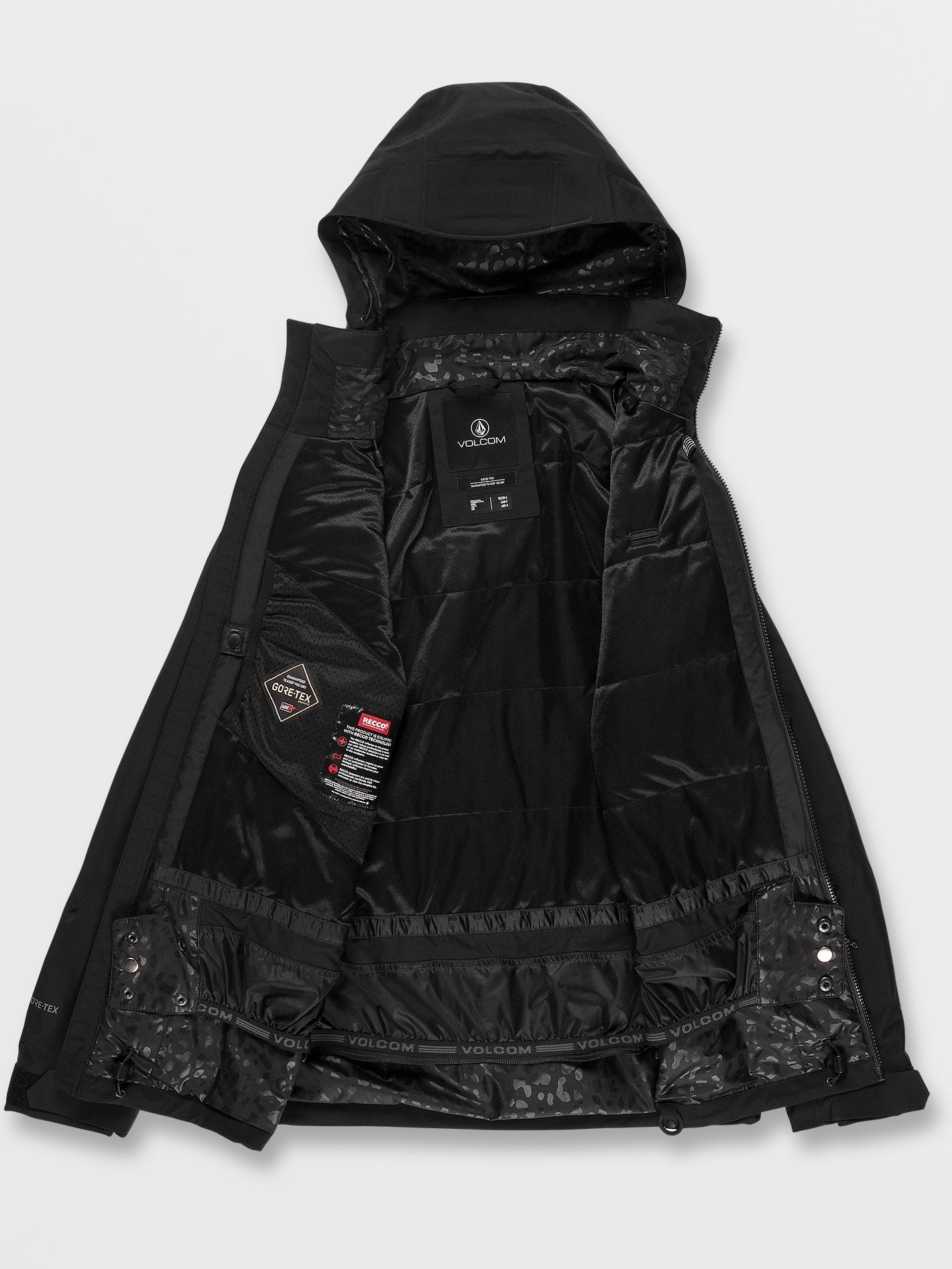 Fern Insulated Gore-Tex Pullover Snow Jacket - Black