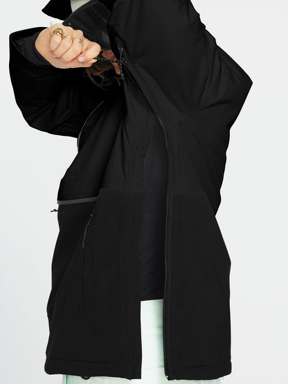 Fern Insulated Gore-Tex Pullover Snow Jacket - Black