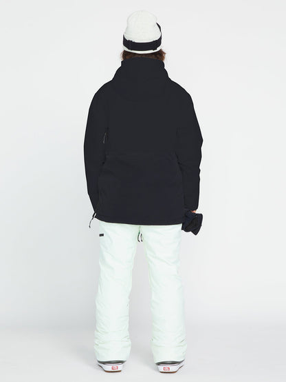 Fern Insulated Gore-Tex Pullover Snow Jacket - Black
