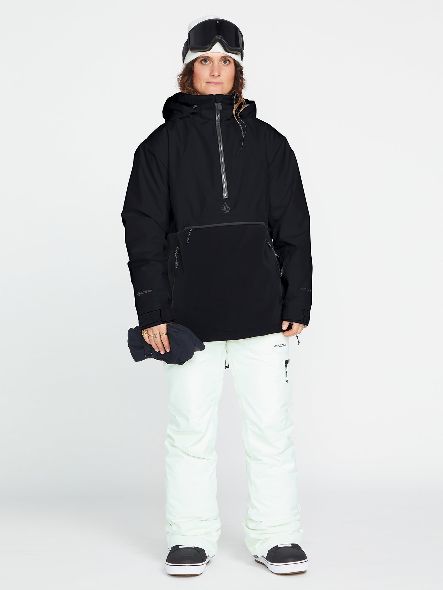 Fern Insulated Gore-Tex Pullover Snow Jacket - Black