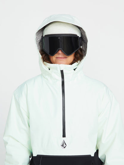 Fern Insulated Gore-Tex Pullover Snow Jacket - Ice Green
