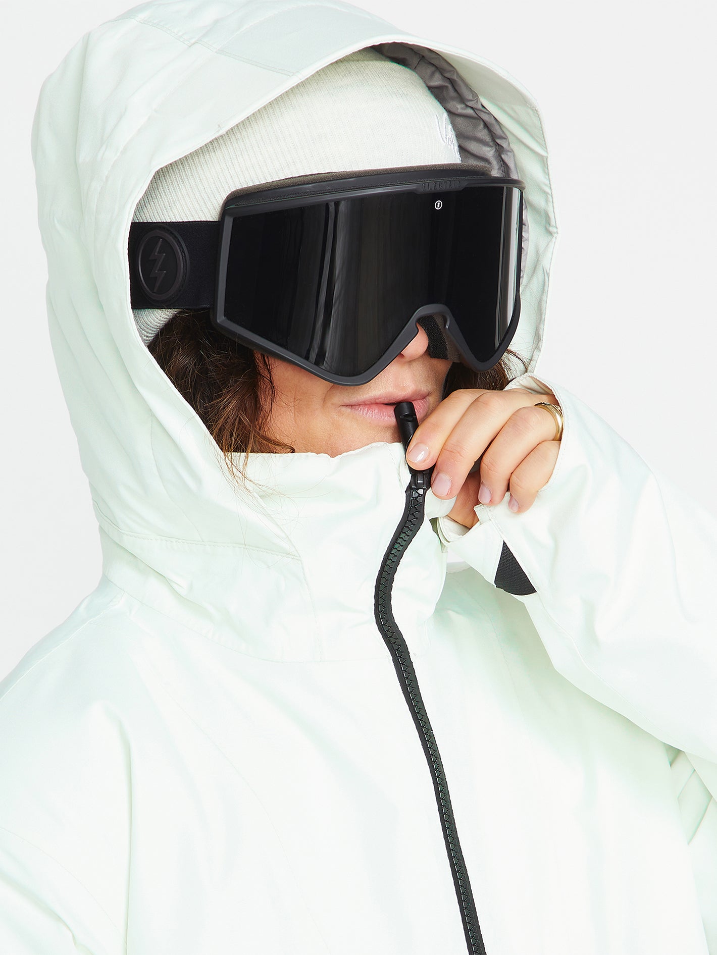 Fern Insulated Gore-Tex Pullover Snow Jacket - Ice Green