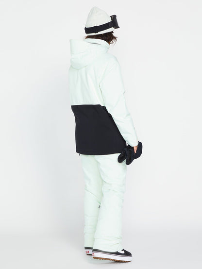 Fern Insulated Gore-Tex Pullover Snow Jacket - Ice Green
