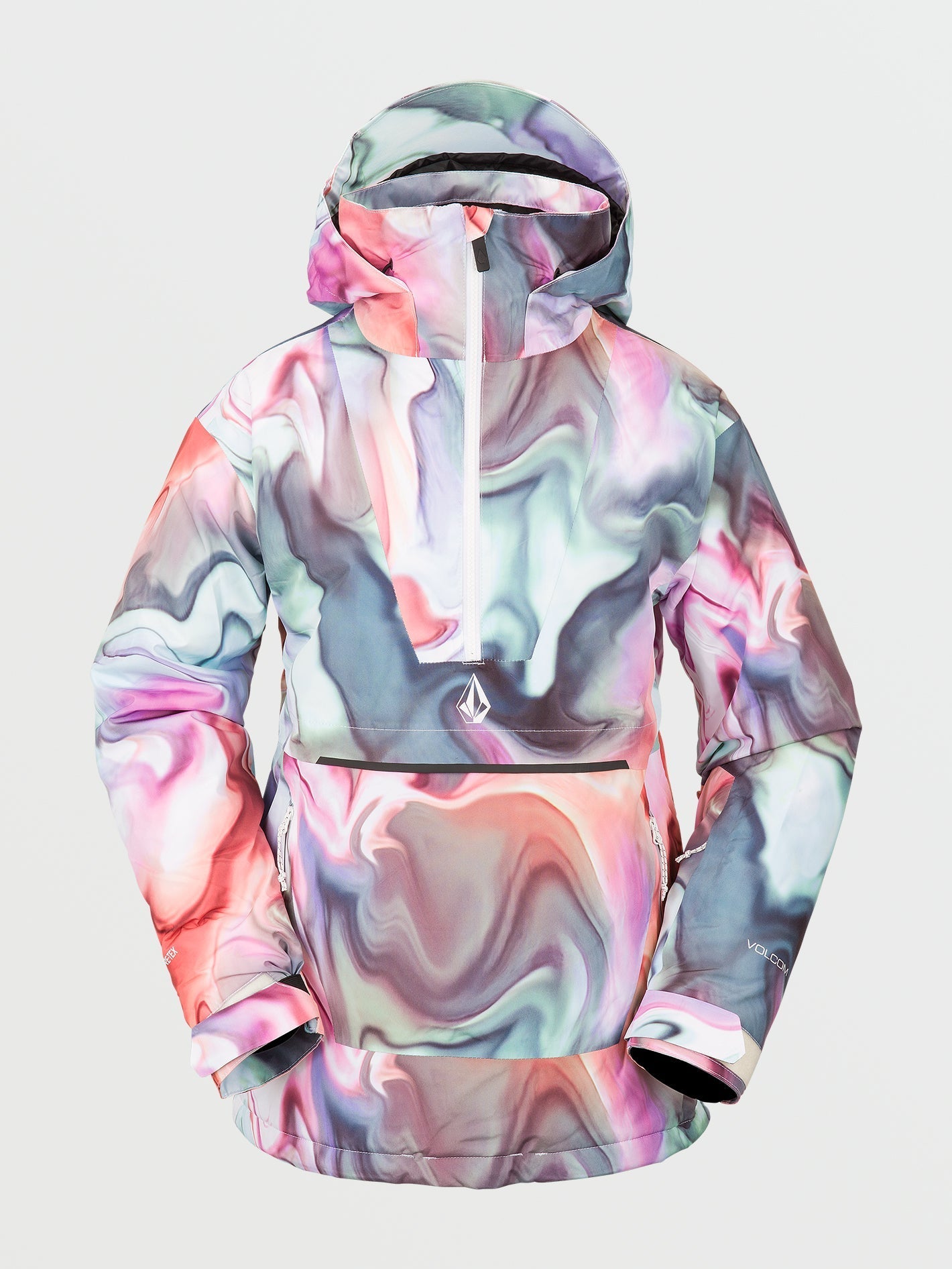 Fern Insulated Gore-Tex Pullover Snow Jacket - Nebula Print