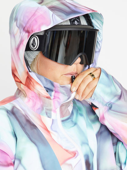 Fern Insulated Gore-Tex Pullover Snow Jacket - Nebula Print