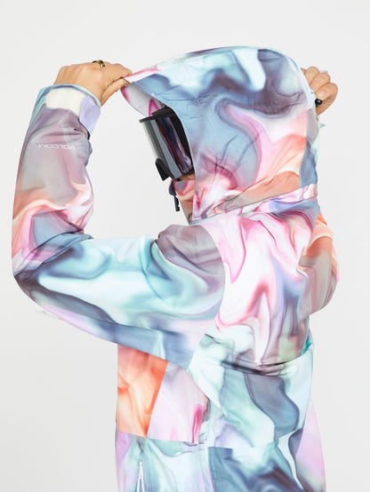 Fern Insulated Gore-Tex Pullover Snow Jacket - Nebula Print