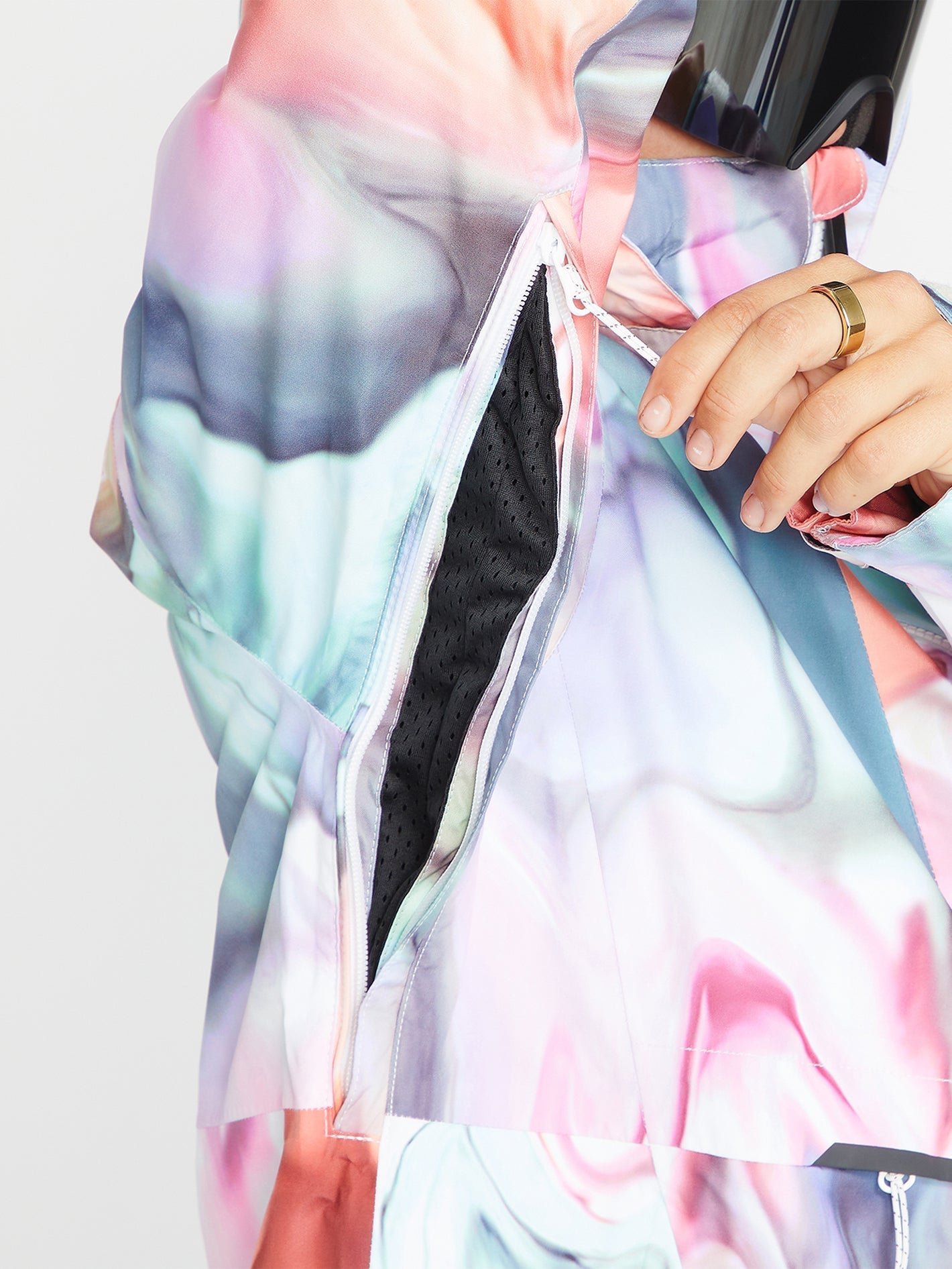 Fern Insulated Gore-Tex Pullover Snow Jacket - Nebula Print