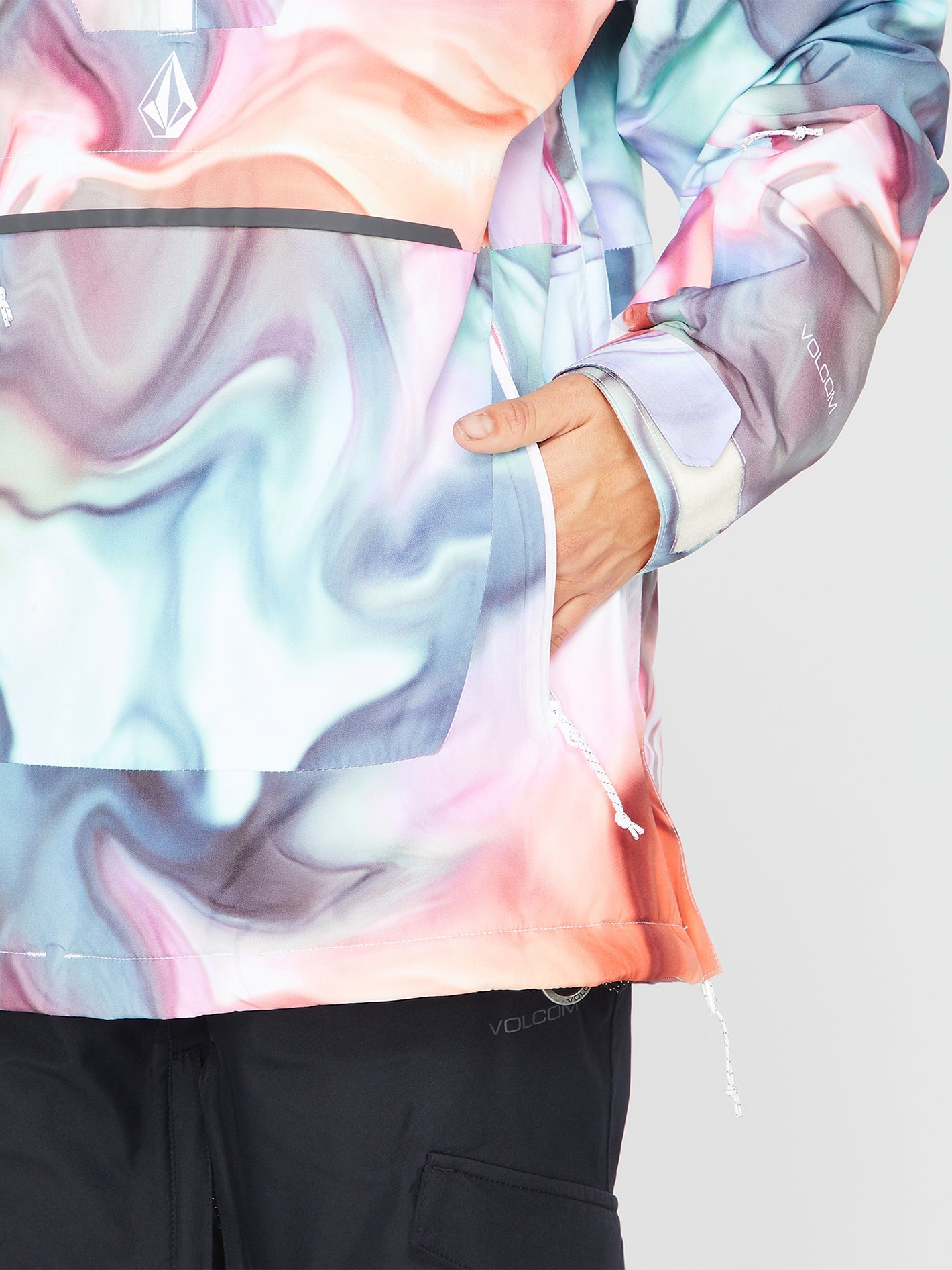 Fern Insulated Gore-Tex Pullover Snow Jacket - Nebula Print