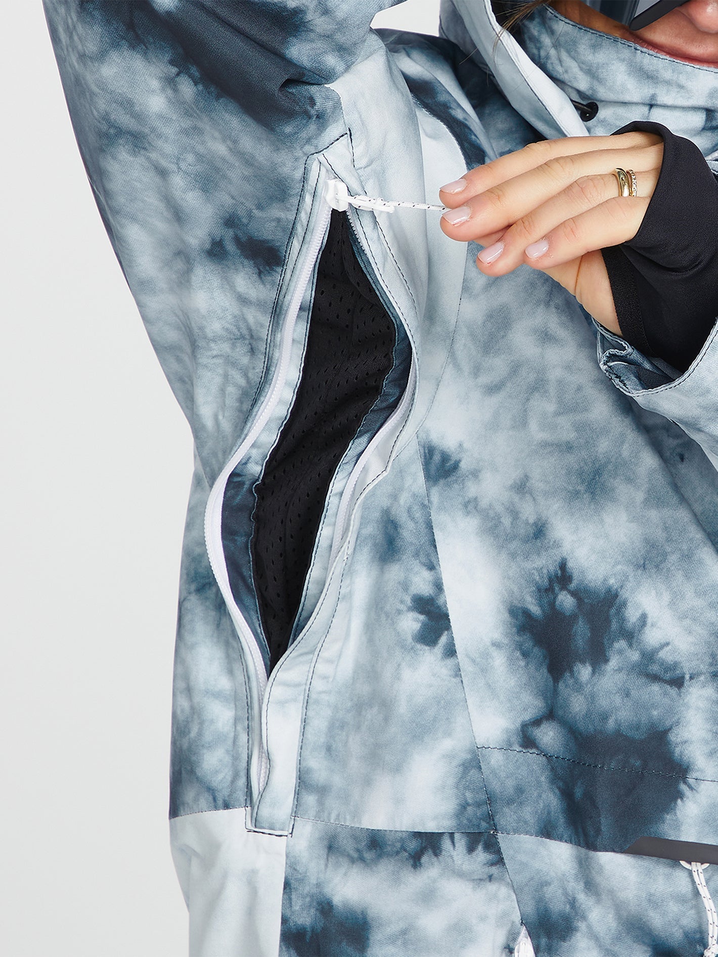 Fern Isolierte Gore-Tex-Schneejacke zum Überziehen – Storm Tie-Dye