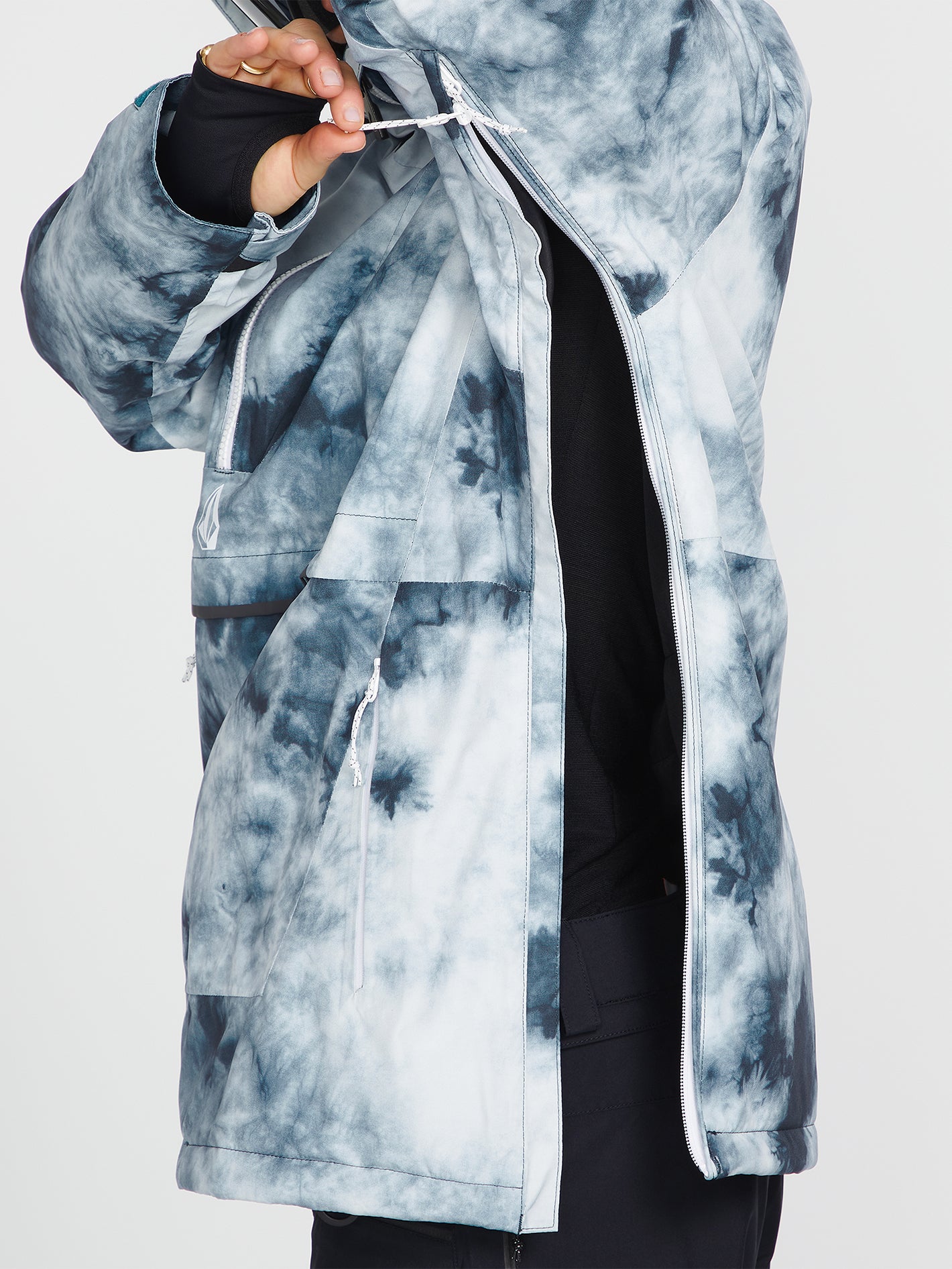 Fern Isolierte Gore-Tex-Schneejacke zum Überziehen – Storm Tie-Dye