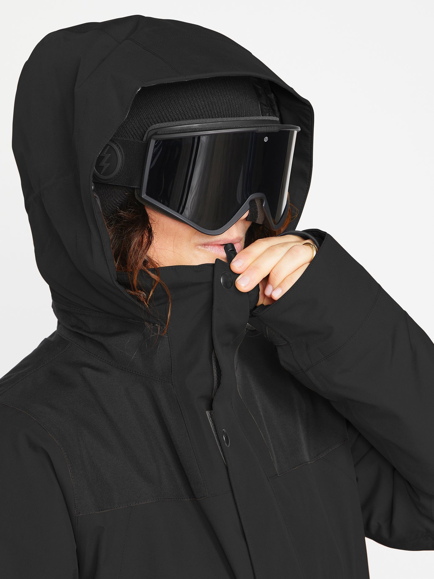 Ell Isolierte Gore-Tex Schneejacke - Schwarz