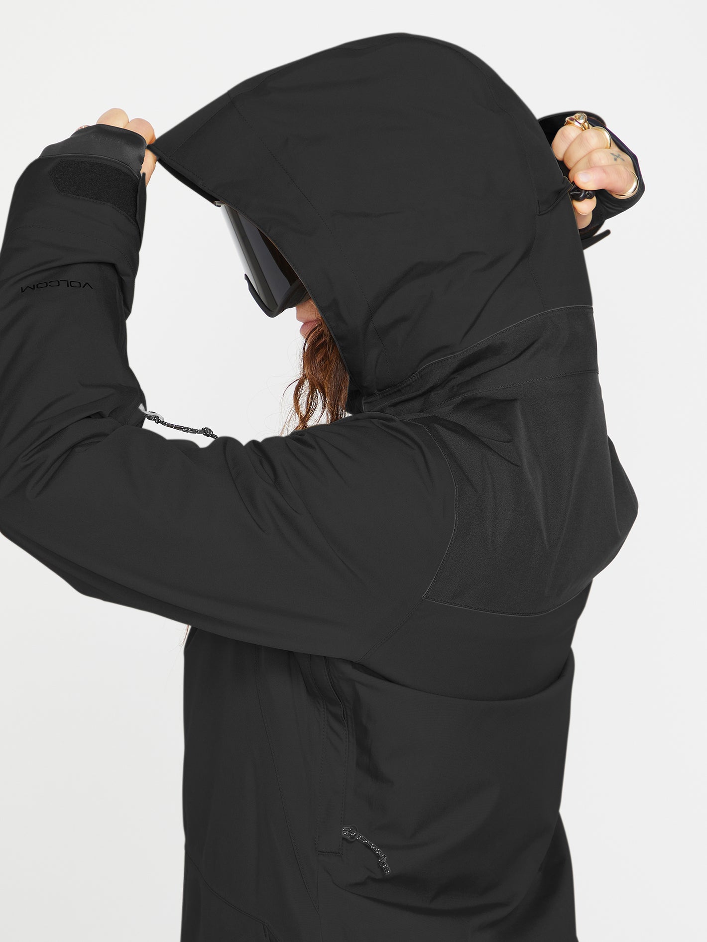 Ell Isolierte Gore-Tex Schneejacke - Schwarz