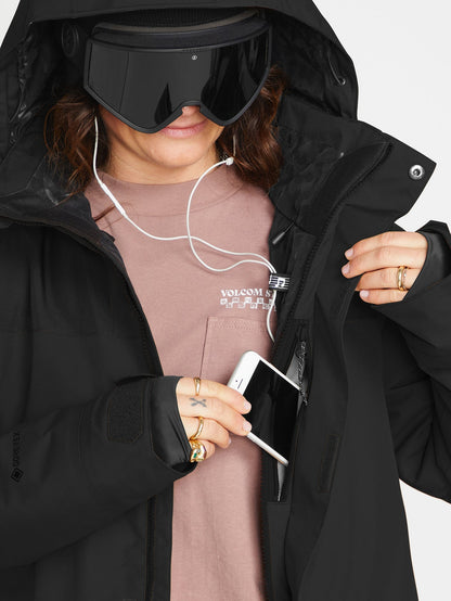 Ell Isolierte Gore-Tex Schneejacke - Schwarz