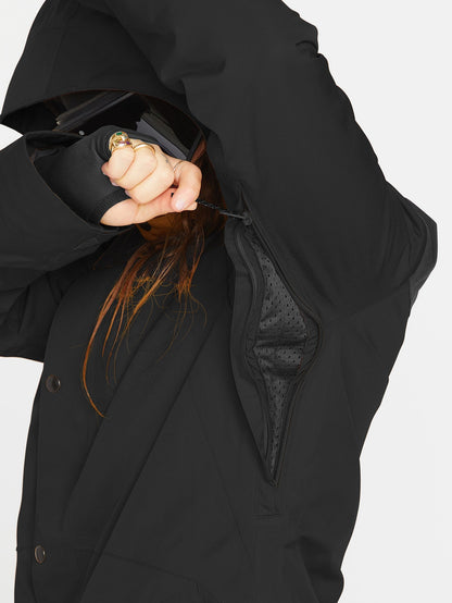 Ell Isolierte Gore-Tex Schneejacke - Schwarz