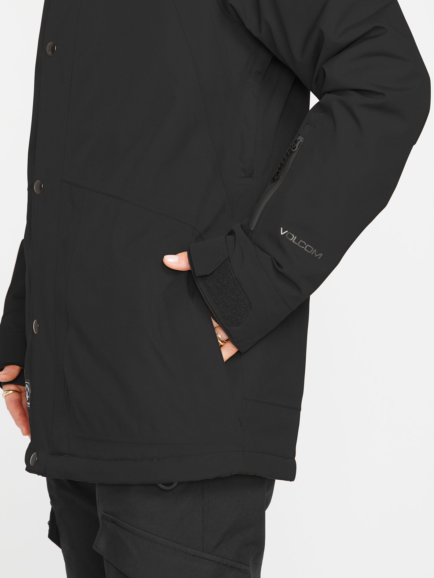 Ell Isolierte Gore-Tex Schneejacke - Schwarz