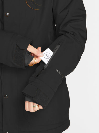 Ell Isolierte Gore-Tex Schneejacke - Schwarz