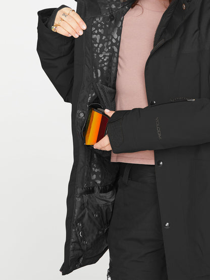 Ell Isolierte Gore-Tex Schneejacke - Schwarz