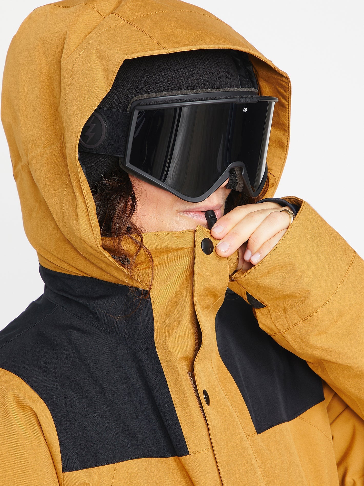 Ell Isolierte Gore-Tex Schneejacke - Karamell