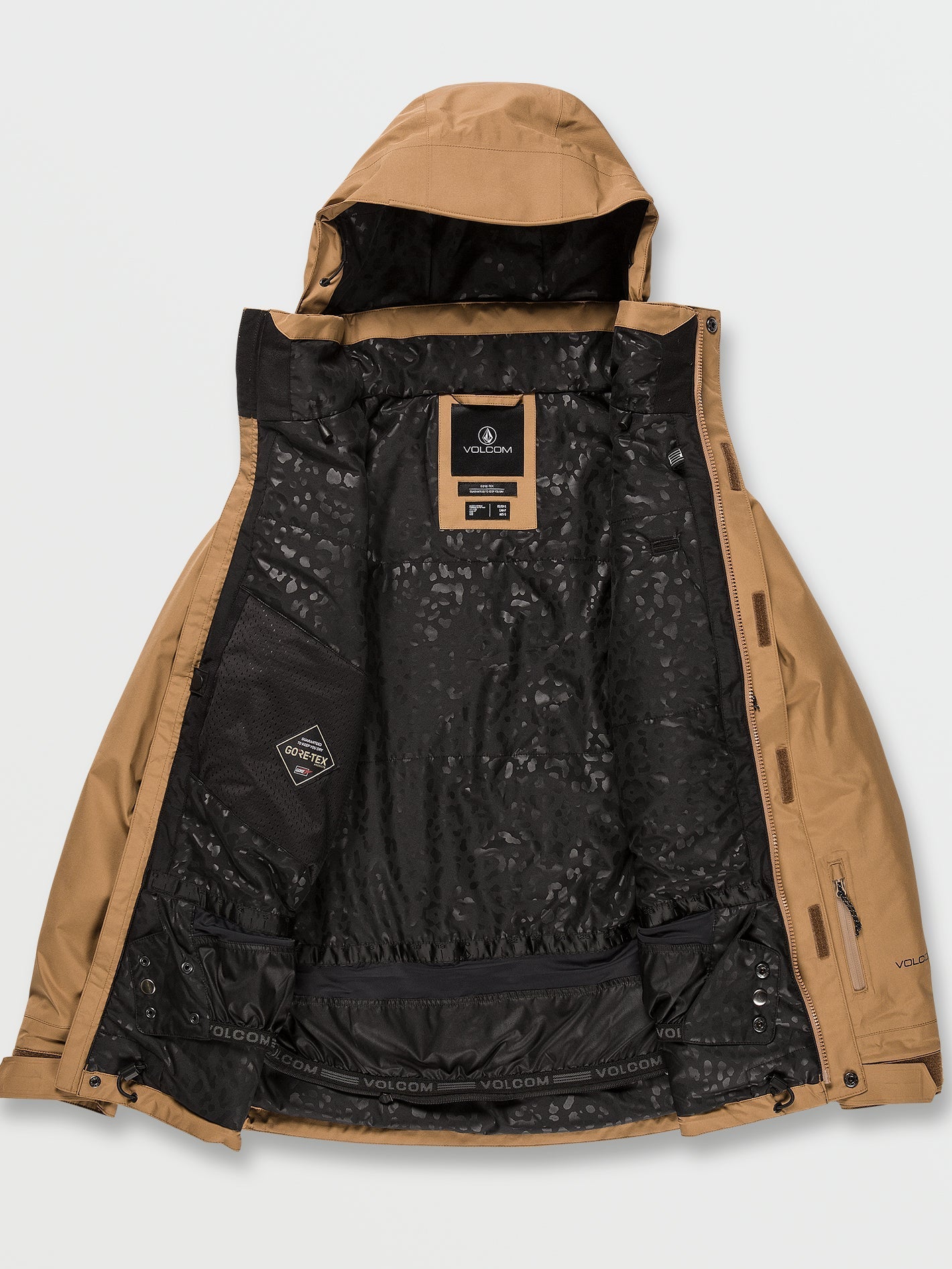 Ell Isolierte Gore-Tex Schneejacke - Karamell